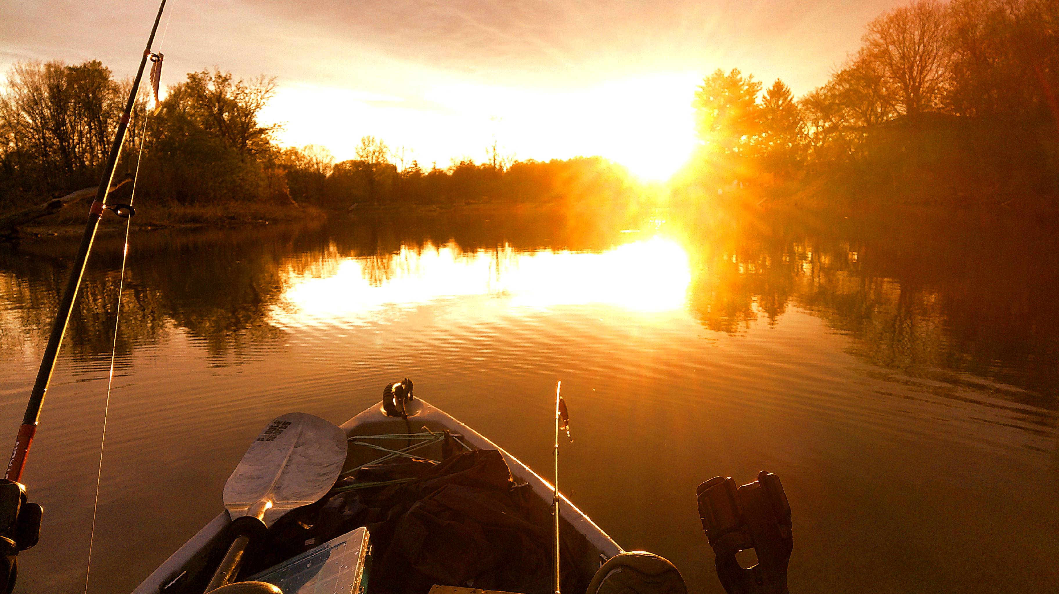 Kayaking Sunset